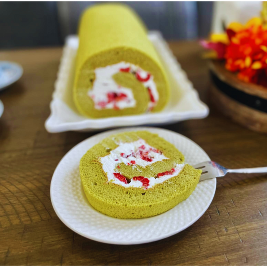 Matcha Green Tea Roll Cake
