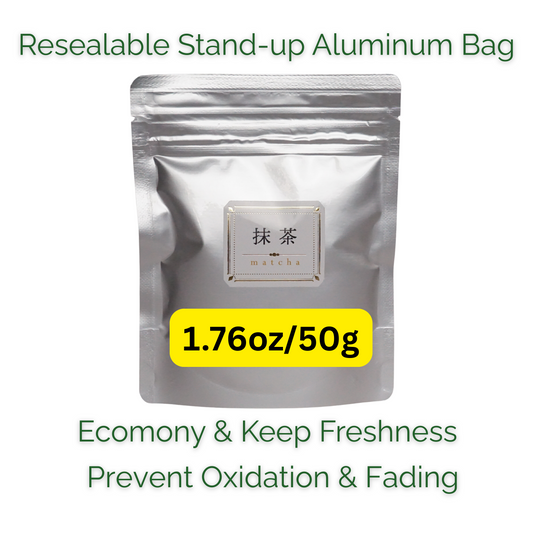 50g/1.76oz - Refill - Japanese Ceremonial Matcha Powder - 100% Spring Premium First Harvest- No outside bag