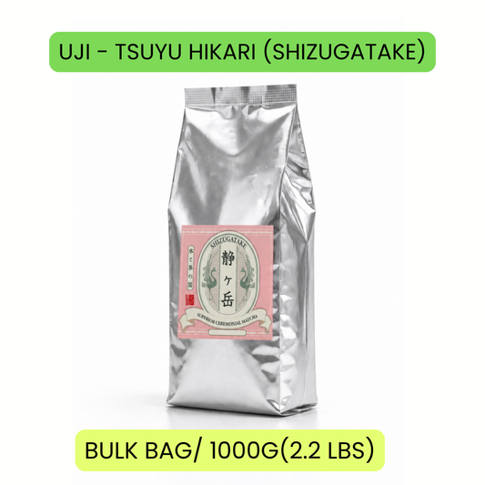 UJI - TSUYU HIKARI (TY35) CEREMONIAL MATCHA 1KG(2.2LBS) BAG