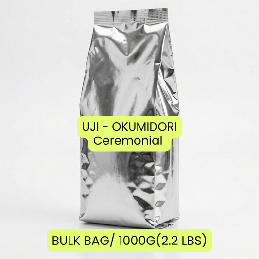 UJI - OKUMIDORI CEREMONIAL MATCHA 1KG(2.2LBS) BAG