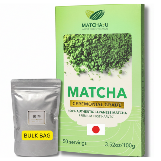 100g/3.52oz - Japanese Ceremonial Matcha Powder - 100% Spring Premium First Harvest