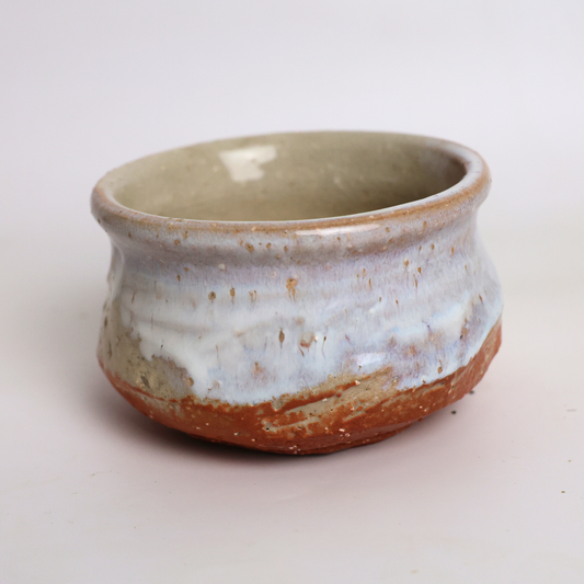 Matcharu Authentic Japanese Artisan Hagi-yaki Chawan – Handcrafted Milky White Glaze Matcha Bowl