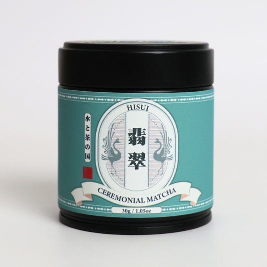 UJI - HISUI - OKUMIDORI SUPERIOR CEREMONIAL MATCHA (TY28) – 30g / 1.05 oz - Tin