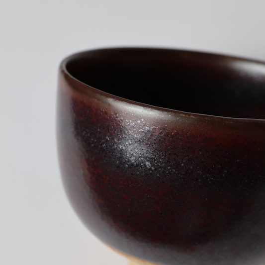 Arita-yaki Matcha Bowl by Shizan – Japanese Tea Ceremony Chawan | Vintage 1970s Pottery with Wooden Box