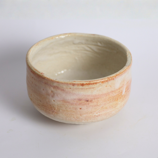Hagi Ceramic Tea Bowl – Vintage Japanese Artisan Handcrafted Chawan for Ceremonial Matcha Tea Ceremony