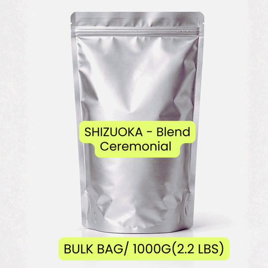 SHIZUOKA - SUPERIOR BLEND CEREMONIAL MATCHA 1KG(2.2LBS) - BULK/WHOLESALE