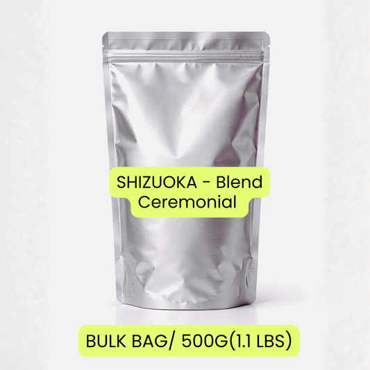 SHIZUOKA - SUPERIOR BLEND CEREMONIAL MATCHA 500G(1.1 LB) - BULK/WHOLESALE