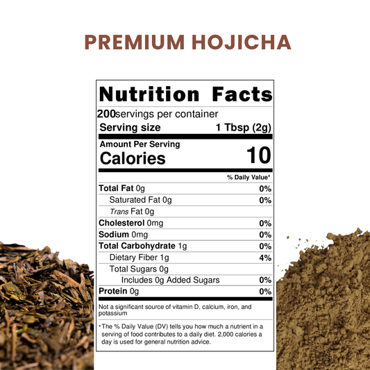 Premium Hojicha Powder - Bulkbag 500g (1.1lbs)
